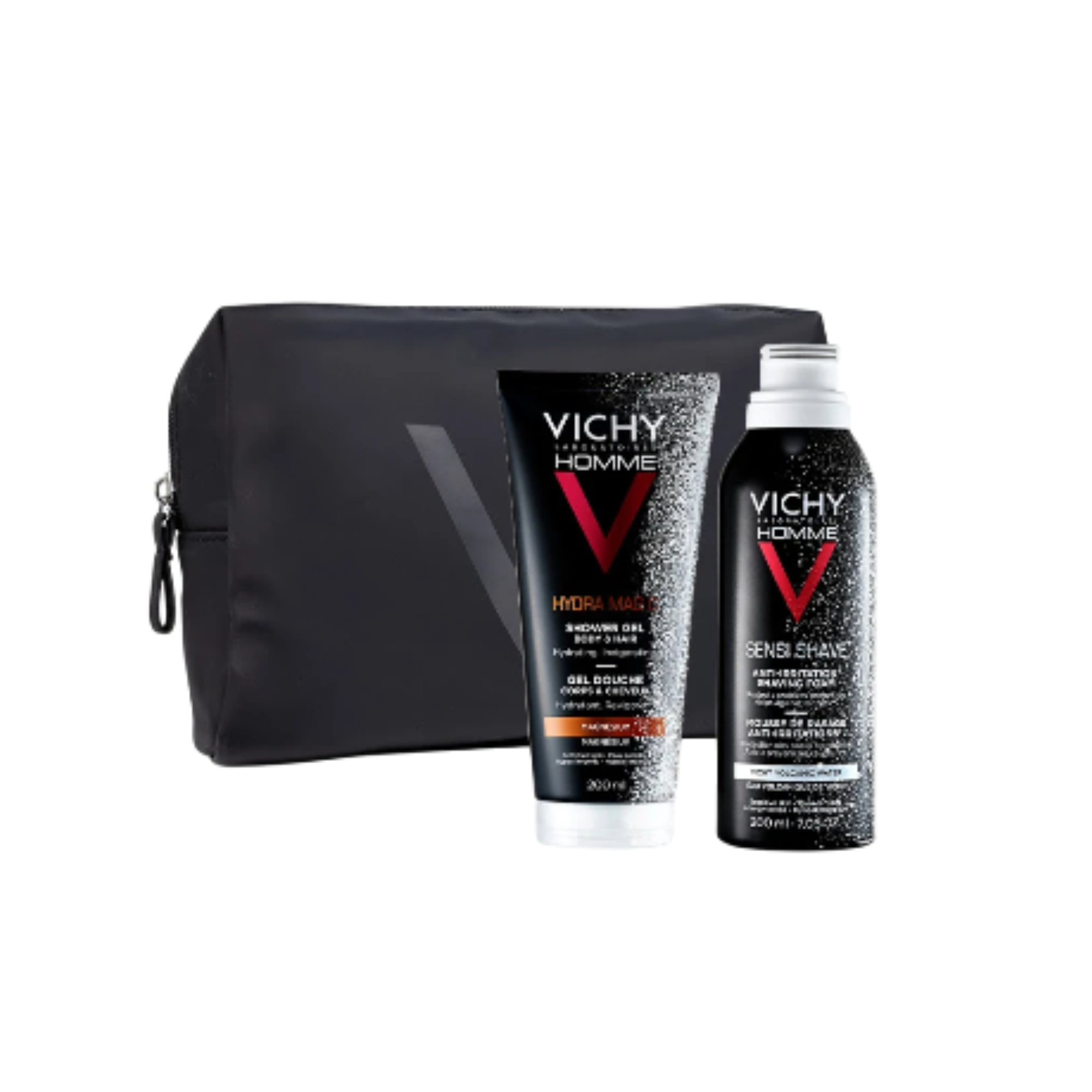 Cofanetto Vichy Uomo - Hydra Mag C Gel Doccia 200ml e Sensi Shave Schiuma da Barba 200ml