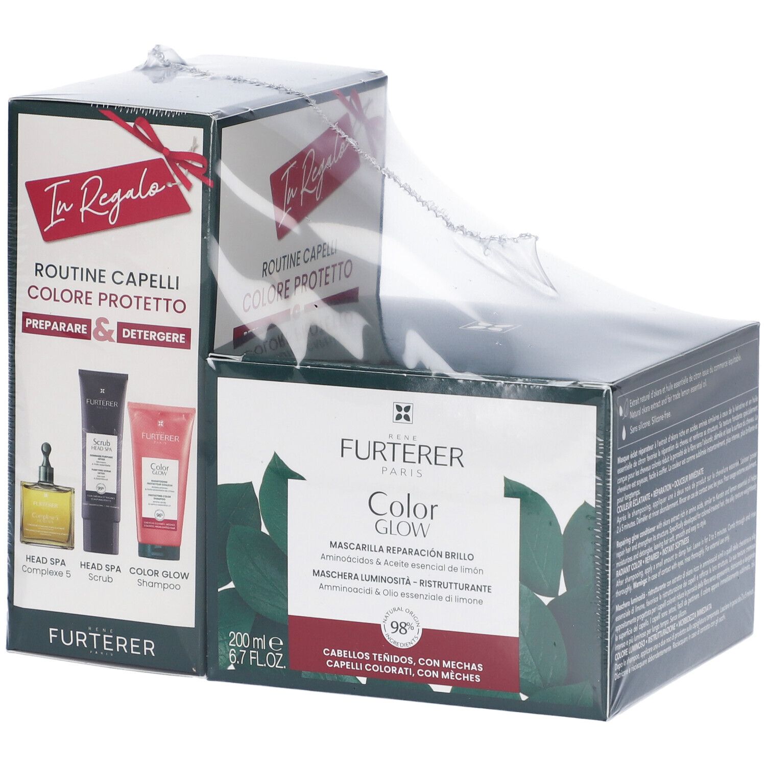 René Furterer Color Glow - Maschera capelli illuminante per i capelli colorati, 200 ml con 3 omaggi — confronto prezzi