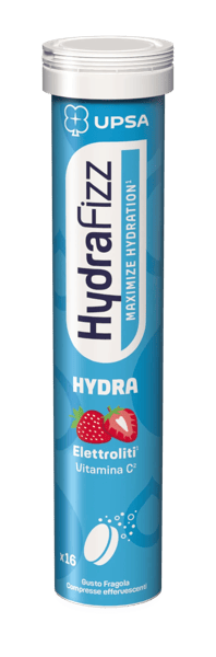 Hydrafizz Hydra Integratore Elettroliti 16 Compresse Effervescenti Fragola