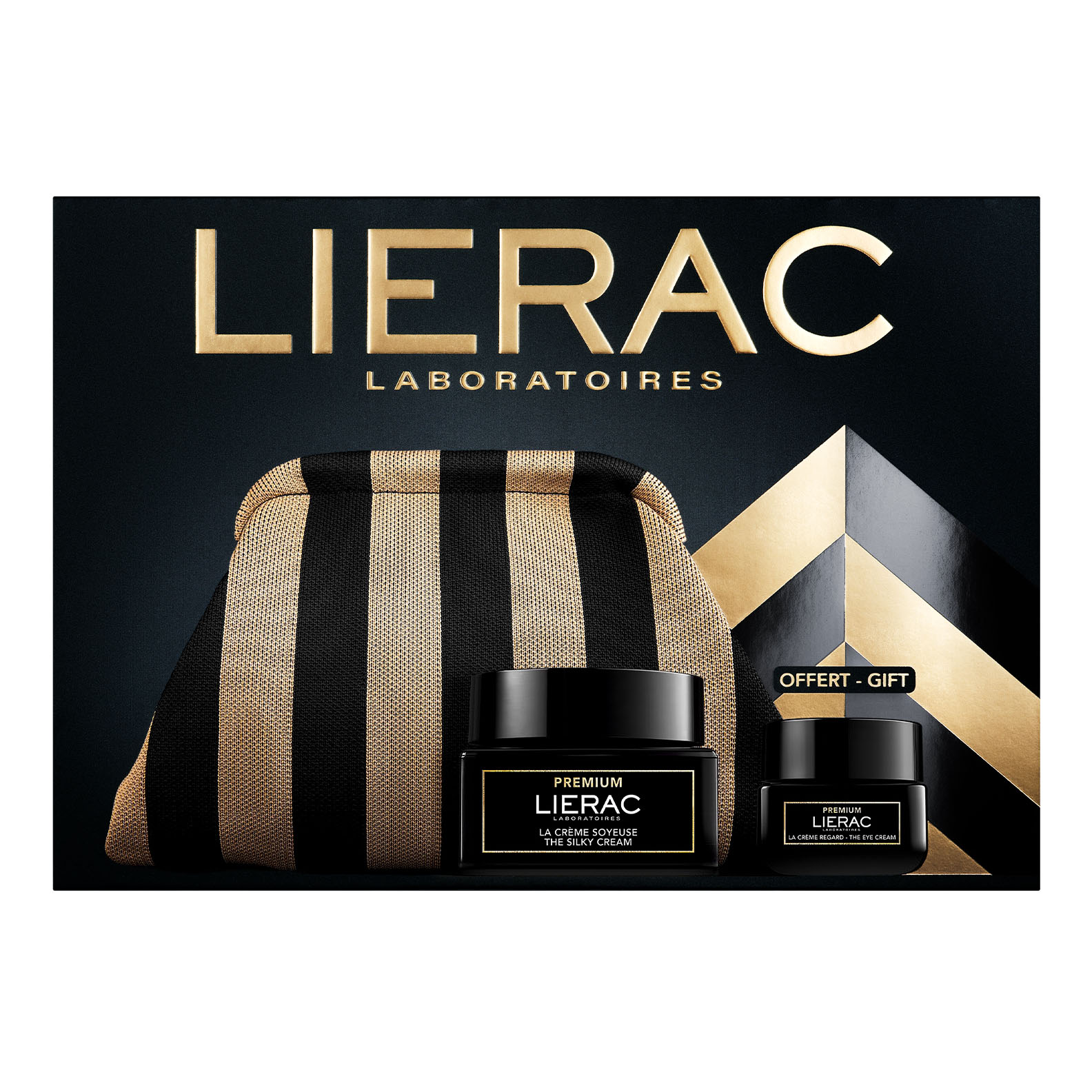 Lierac set natale premium soyeuse 50 ml + crema occhi 20 ml 2025
