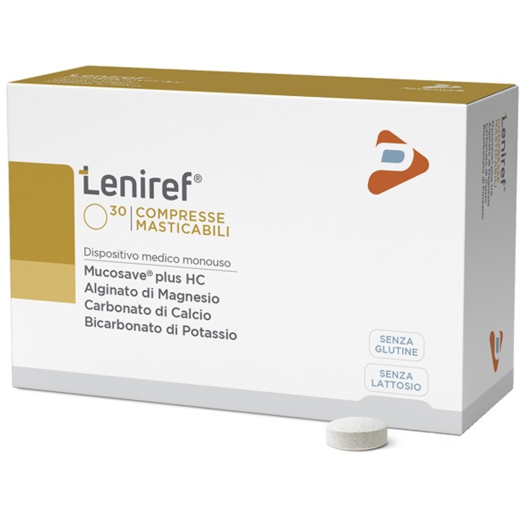 Leniref Reflusso Gastroesofageo E Bruciore Di Stomaco 30 Compresse Masticabili