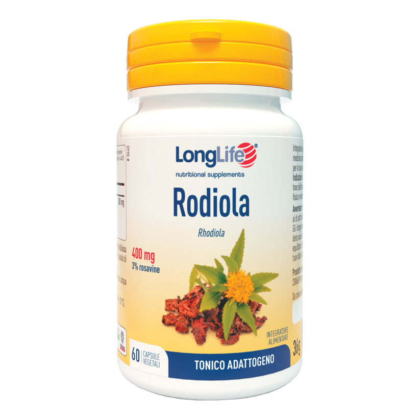 Longlife rodiola 3% rosavine 400 mg 60 tavolette