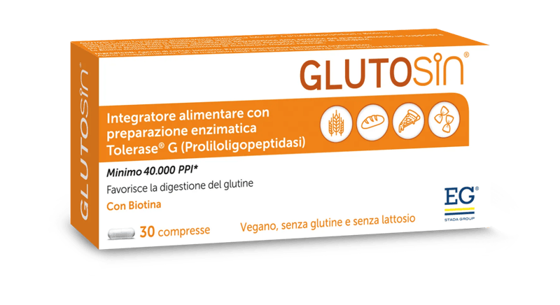 Glutosin Integratore Per Favorire la Digestione del Glutine 30 Compresse