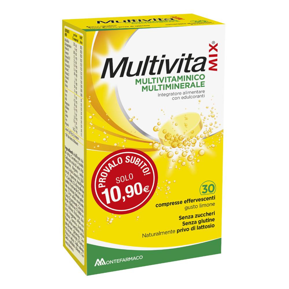 Multivitamix multivitaminico multiminerale 30 compresse effervescenti