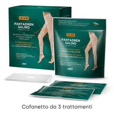 Guam - Pantadren Salino Trattamento Drenante + 3 Buste Ricarica