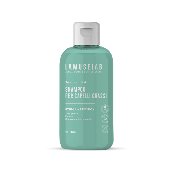 Lamuselab Sebonorm Hair Shampoo Per Capelli Grassi 200 ml