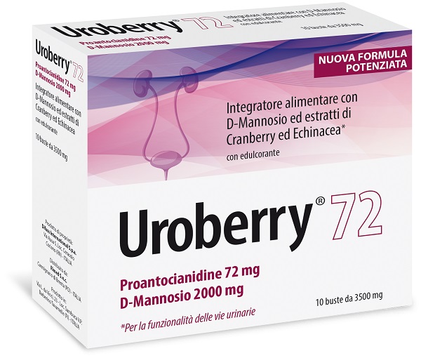 Uroberry 72 Integratore Per La Funzionalità Delle Vie Urinarie 10 Bustine — confronto prezzi