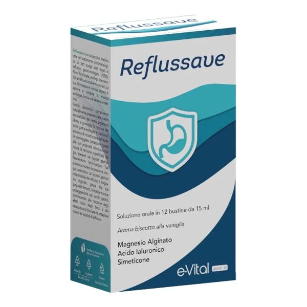Reflussave Per Reflusso Gastroesofageo 12 Bustine da 15 ml