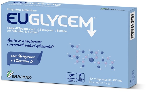 Euglycem 30 compresse da 400 mg senza glutine senza lattosio — confronto prezzi