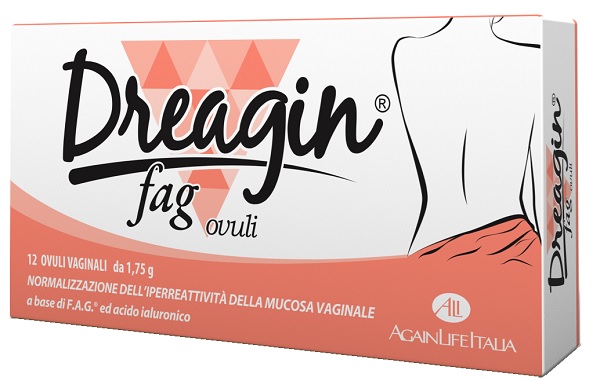 Dreagin Fag Ovuli Per La Normalizzazione Della Mucosa Vaginale E Sollievo Da Irritazioni 12 Ovuli Vaginali