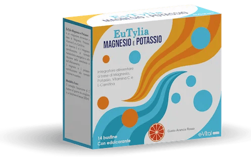 Eutylia Magnesio e Potassio Integratore di Vitamine e Minerali 14 Bustine