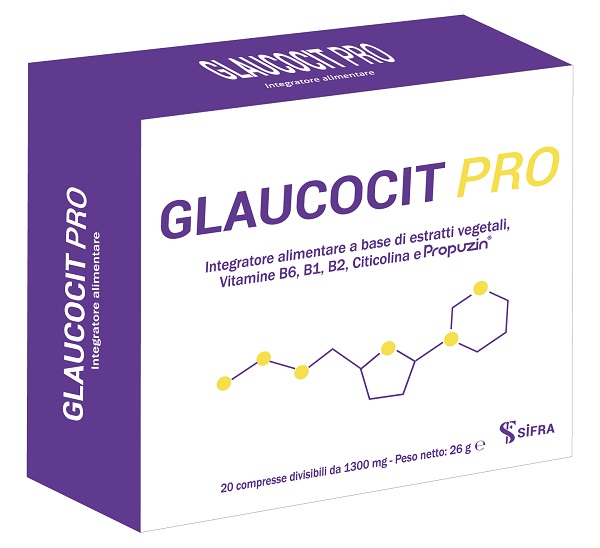 Glaucocit Pro Integratore Per La Vista E La Circolazione Sanguigna 20 Compresse Divisibili