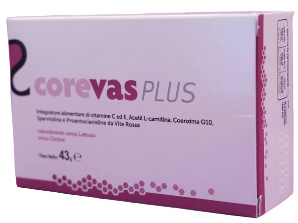 Essecore Corevas Plus Integratore Alimentare Benessere Cardiovascolare 30 Compresse — confronto prezzi