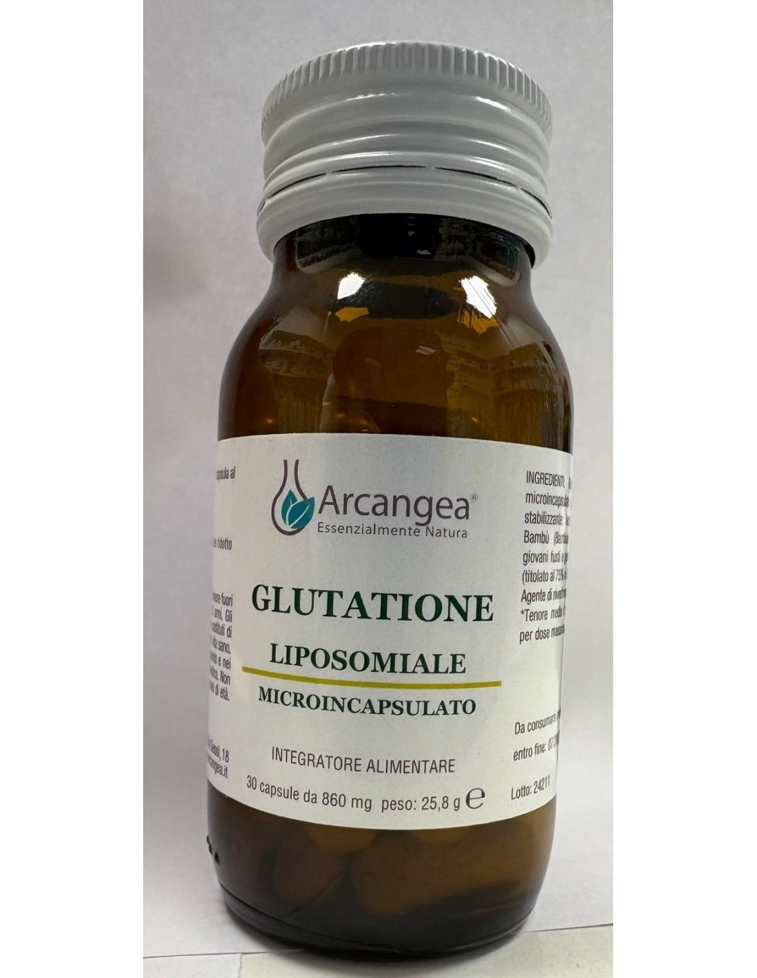 Glutatione Liposomiale Microincapsulato Integratore Per Il Benessere Del Fegato 30 Capsule