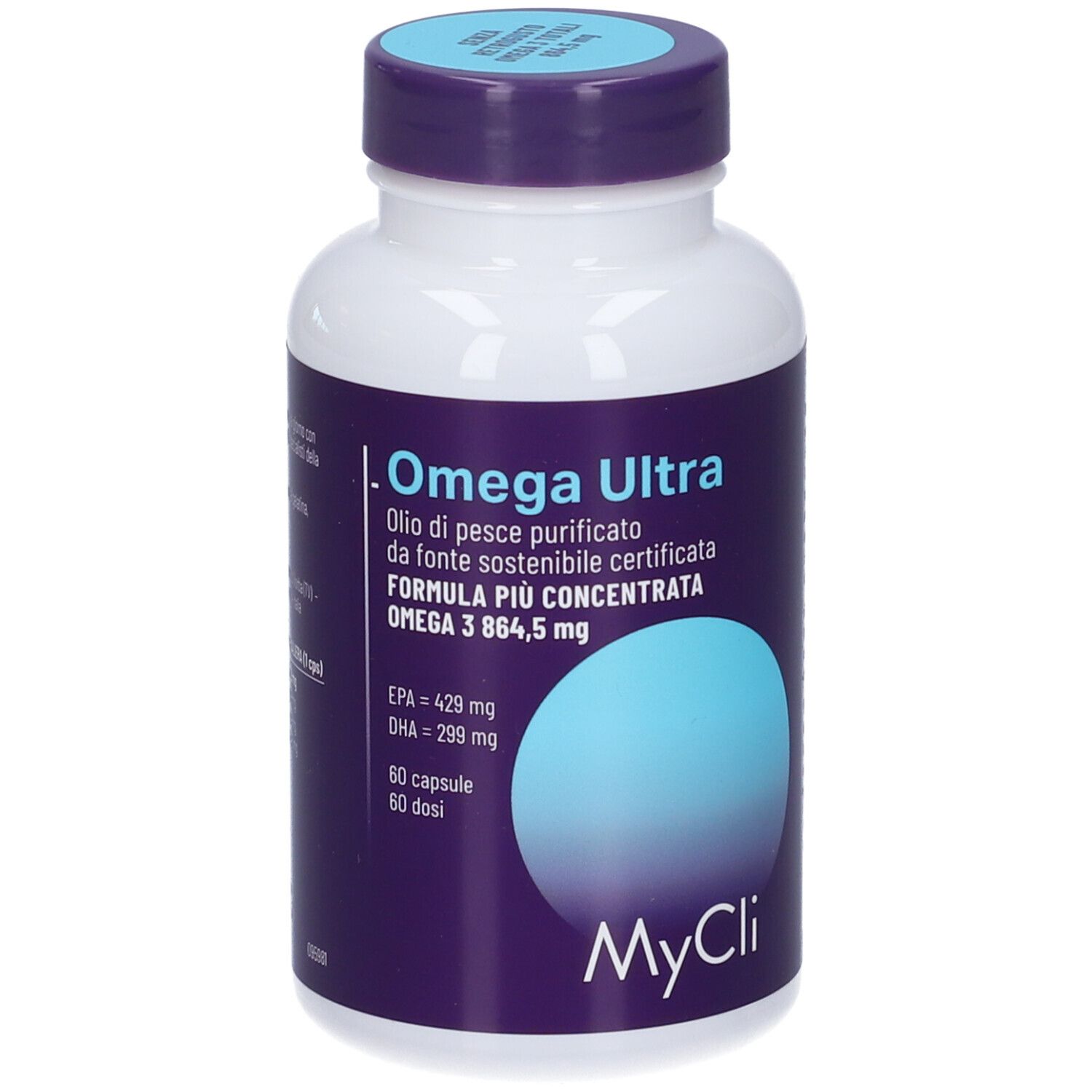 Mycli Omega Ultra 3,0 Integratore di Omega 3 60 capsule