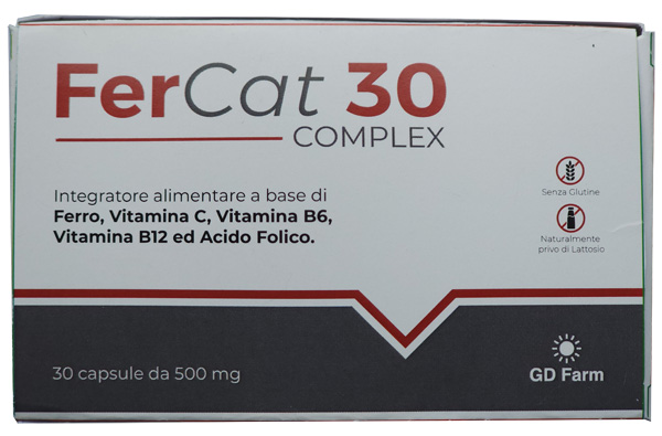 Fercat 30 complex 30 capsule da 500 mg — confronto prezzi