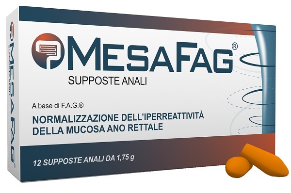 Mesafag Supposte Anali Normalizzazione Dell'iperreattività Della Mucosa Ano Rettale 12 Pezzi — confronto prezzi