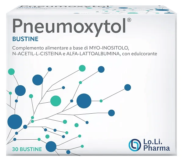 Pneumoxytol 30 Bustine Myo-Inositolo Supporto Respiratorio Quotidiano