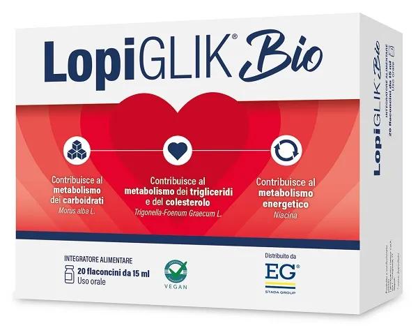 LopiGlik Bio 20 Flaconcini da 15 ml Integratore per il Benessere Metabolico e Cardiovascolare