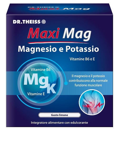 Dr theiss maxi mag magnesio e potassio 20 bustine