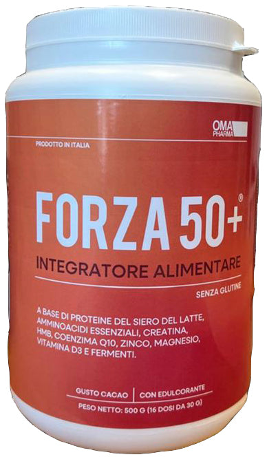 Forza 50+ Integratore Per Massa Muscolare Ed Energia Polvere Orale 500 Grammi