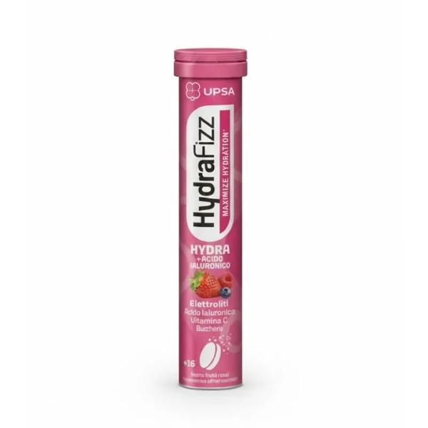 Hydrafizz Skin Integratore Acido Ialuronico 16 Compresse Effervescenti Frutti Rossi