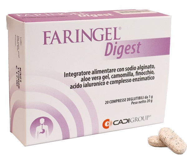 Faringel Digest Integratore per Digestione e Reflusso 20 Compresse