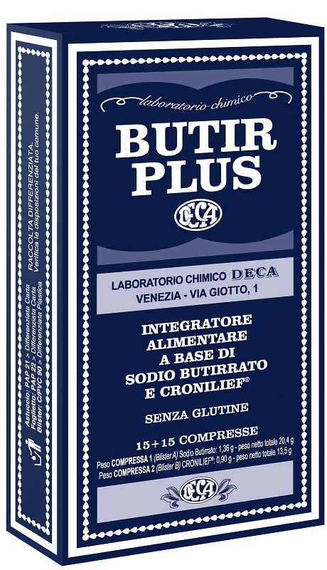 Butir Plus Integratore Per Il Benessere Della Mucosa Intestinale 15 + 15 Compresse