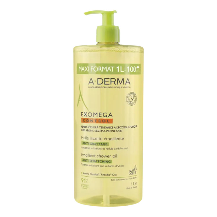 Exomega control olio lavante emolliente 1 litro