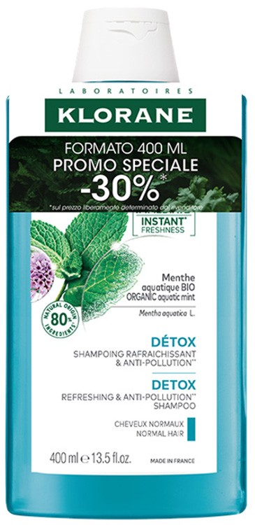 klorane shampoo menta acquatica uso frequente 400 ml offerta2026