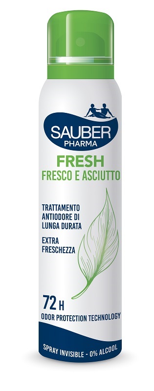 Sauber deo 72h fresh fresco e asciutto spray 150 ml