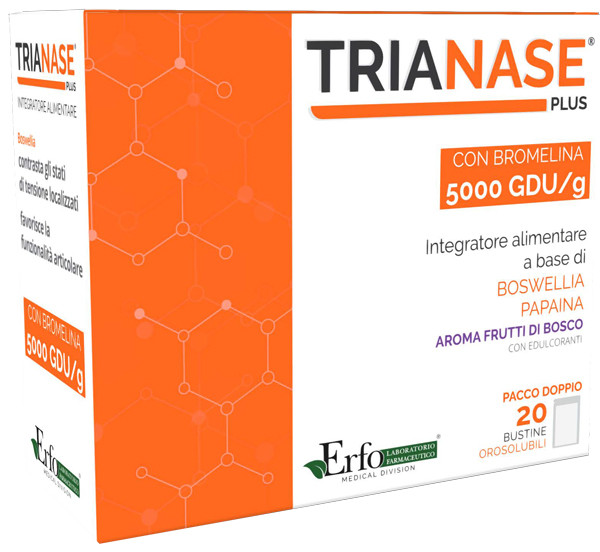 Trianase plus frutti bosco 20 bustine senza glutine naturalmente privo di lattosio con edulcorante — confronto prezzi