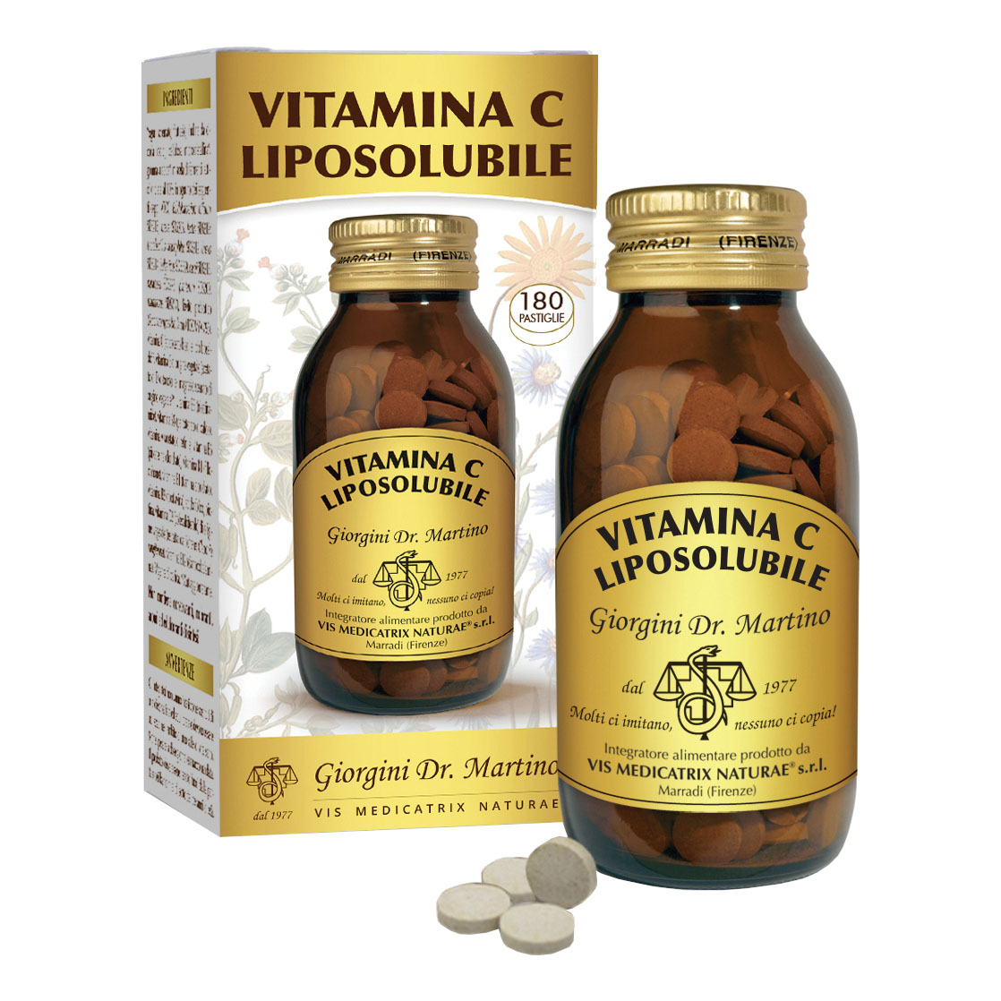 Vitamina c liposolubile 180 pastiglie da 500 mg — confronto prezzi