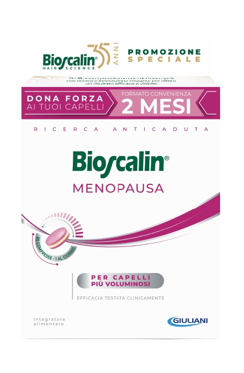 Bioscalin Menopausa Integratore Per Capelli Più Voluminosi 60 Compresse