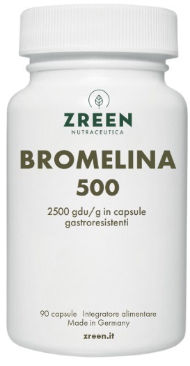Zreen bromelina 500 90 capsule gastroresistenti