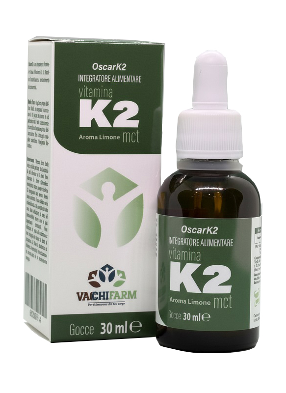 Oscar K2 Mct Integratore Per La Salute Ossea Aroma Limone Gocce Orali 30ml