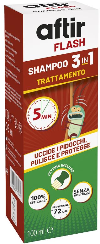 AFTIR FLASH SHAMPOO 3IN1