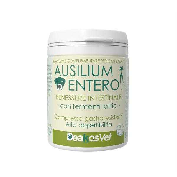 Ausilium Entero Mangime Per Cani e Gatti Per Il Benessere Intestinale 21 Compresse