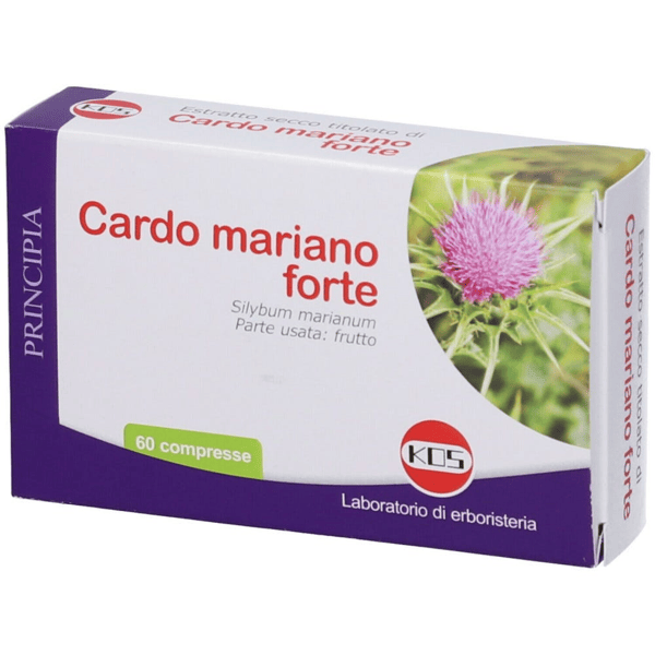 Cardo Mariano Forte Integratore Funzionalità Digestiva ed Epatica 60 Compresse