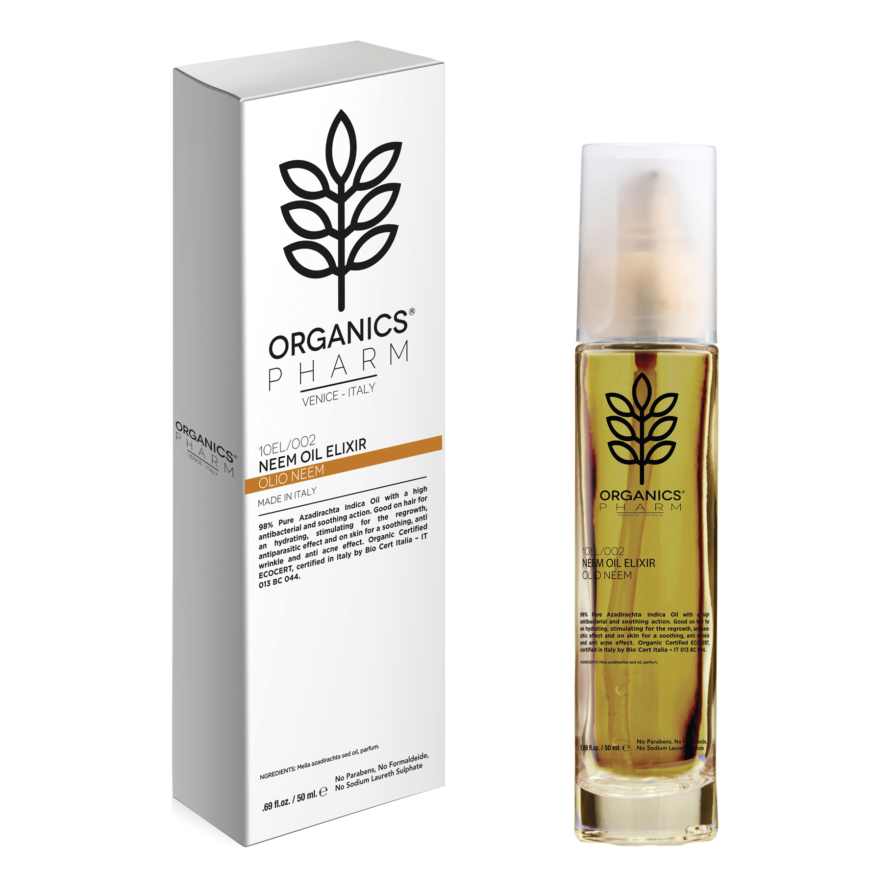 Org ph Neem Oil Elixir 50ml