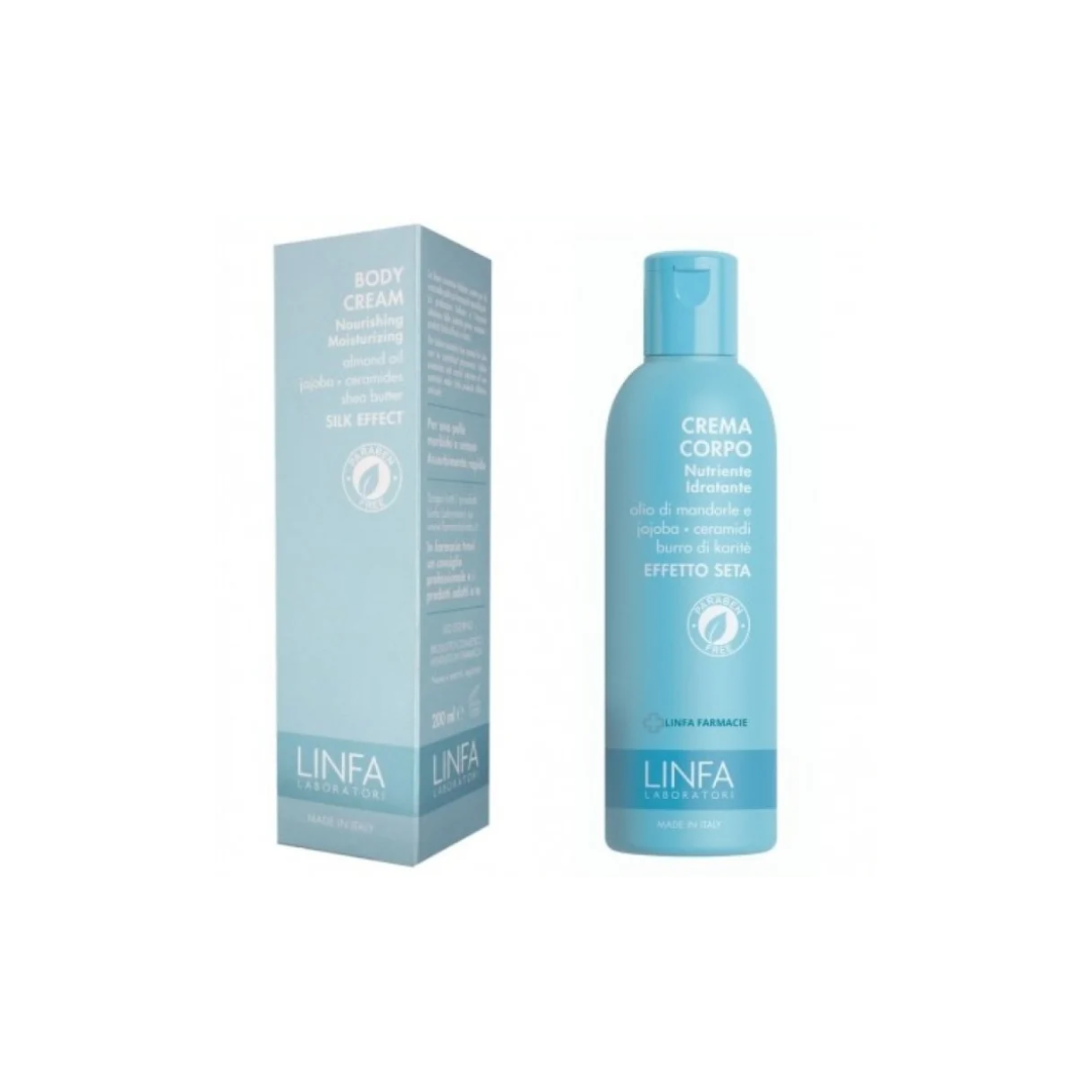Linfa Laboratori Crema Corpo Idratante 200ml - Idratante e Nutriente per Pelle Secca