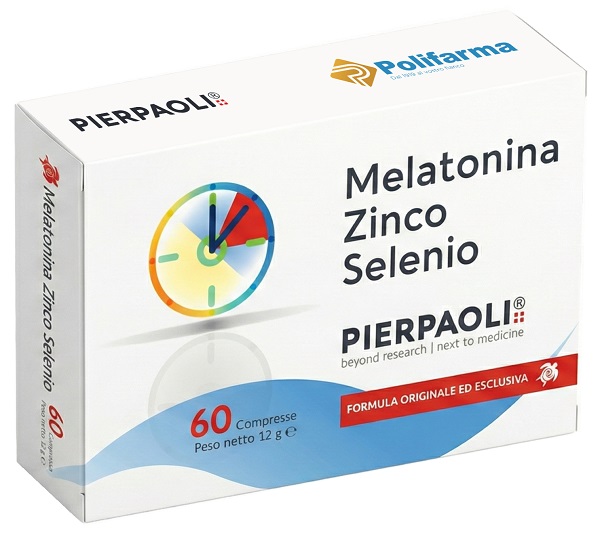 Dr. Pierpaoli Melatonina Zinco Selenio Pierpaoli Integratore 60 Compresse