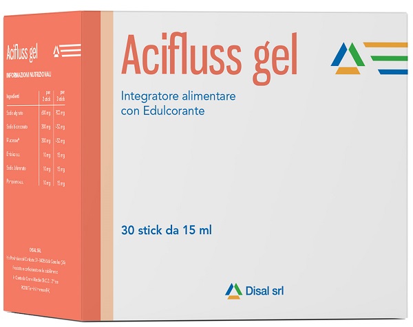 Acifluss gel 24stick 15ml — confronto prezzi