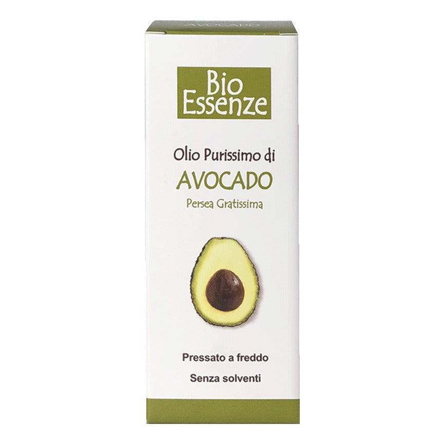 Bio Essenze Olio Purissimo Avocado | Viso Corpo Capelli Idratante Nutriente | 100 ml