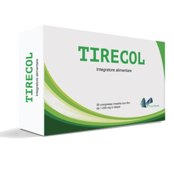 Tirecol Integratore Tiroide con Selenio, Vitamina D3 e Riso Rosso 30 Compresse