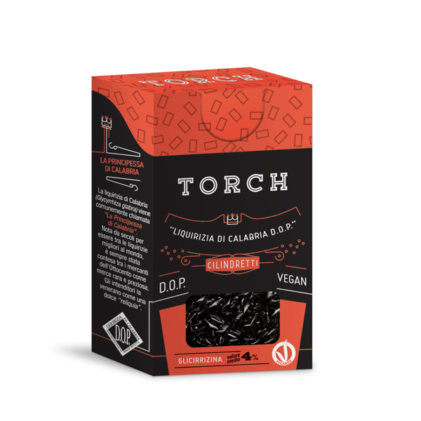 Torch Cilindretti di Liquirizia Biologica di Calabria 20 g
