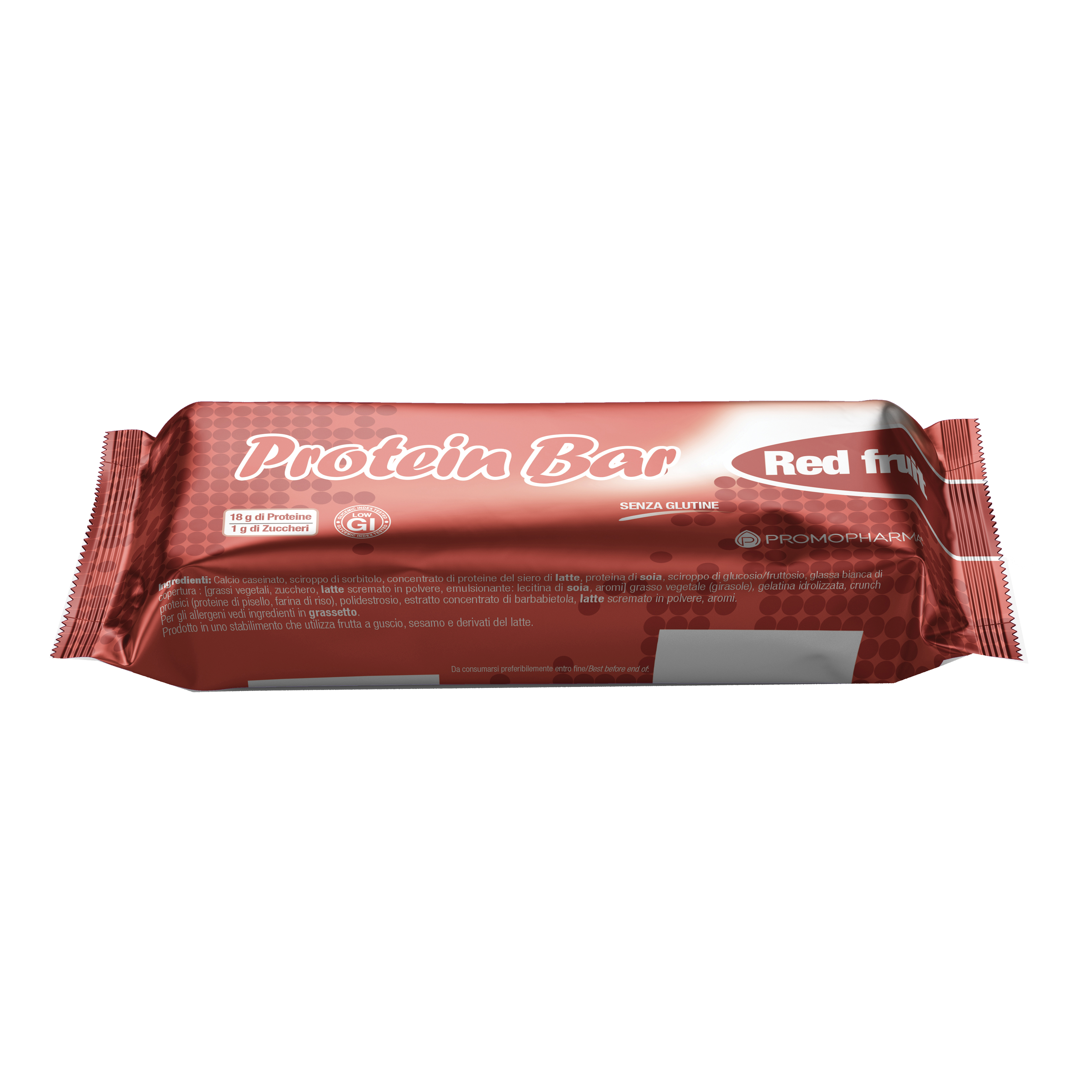 Protein bar barretta red fruit 50 g