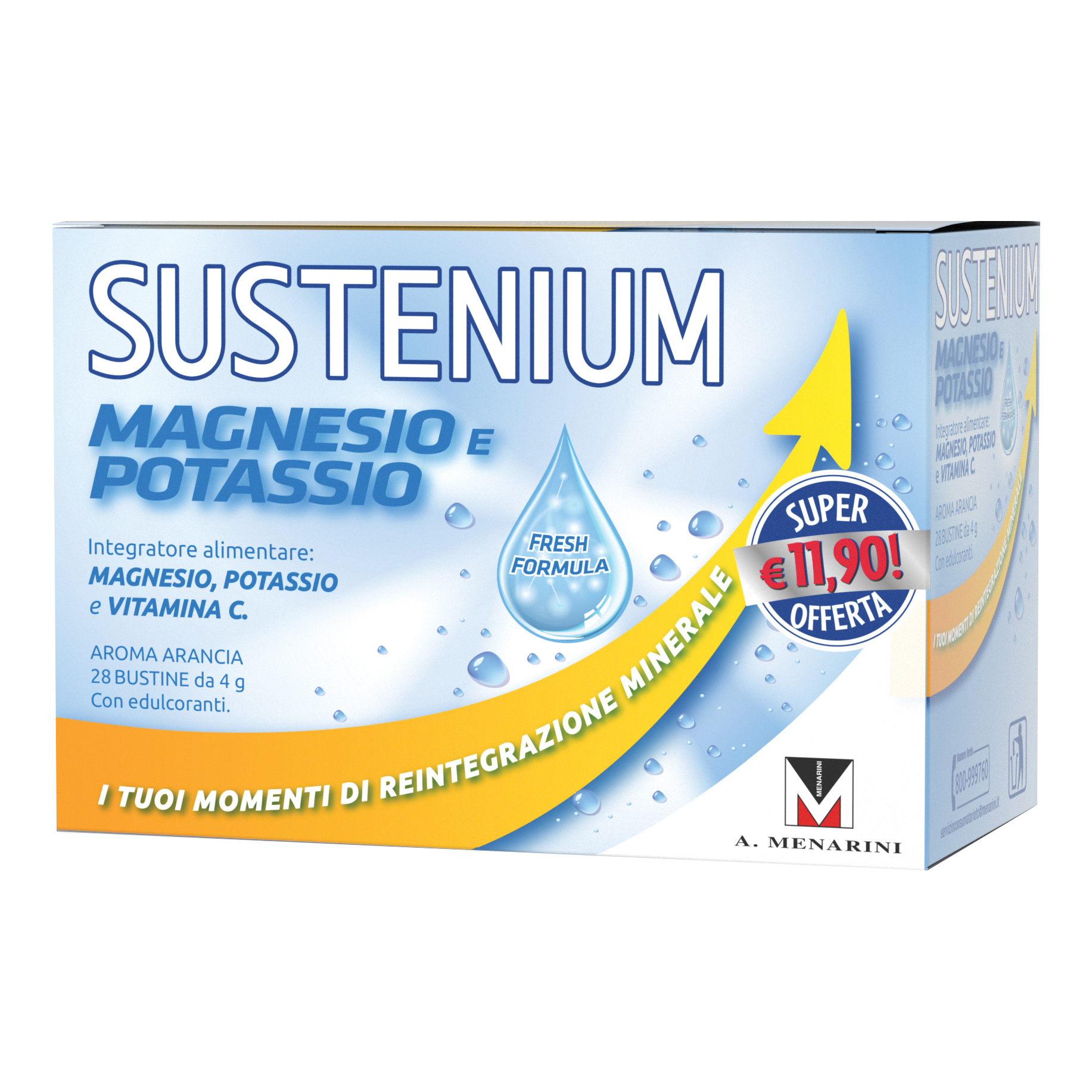 Sustenium magnesio potassio 28 bustine promo