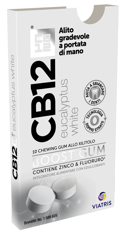 Cb12 boost eucal white 10chew — confronto prezzi