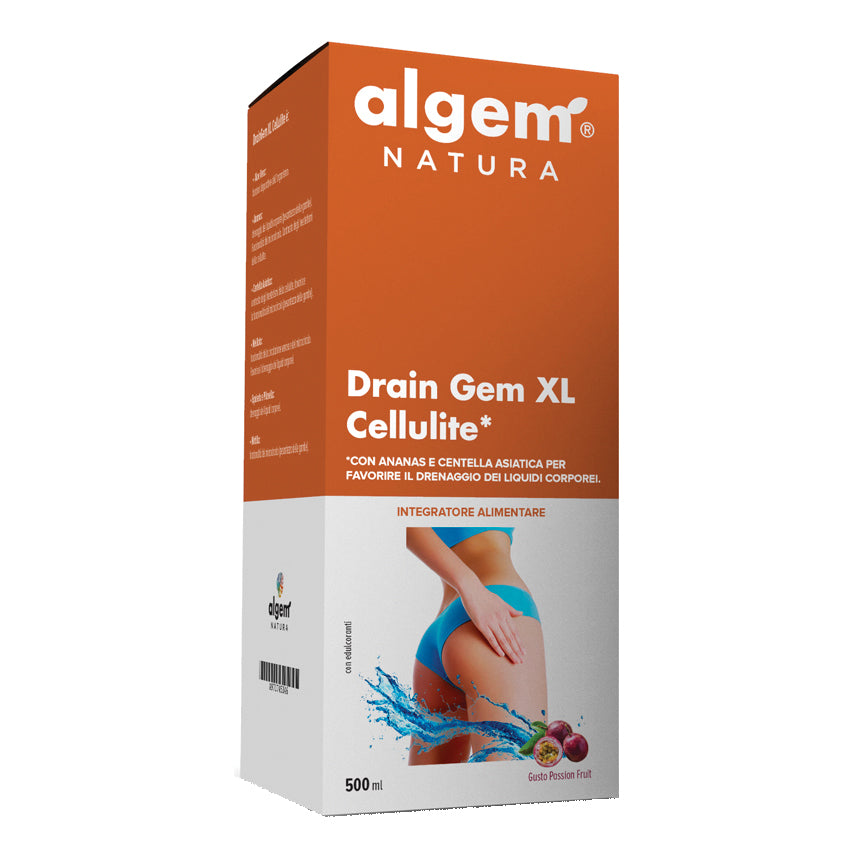 Algem Natura DrainGem XL integratore alimentare - Drenante liquido per la cellulite, 500 ml — confronto prezzi